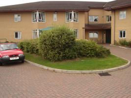 Leonard Cheshire Home, Sileby before patio works commenced.