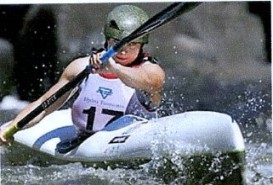 Jessica Oughton: Womens World Kayak Champion2009 (from Birstall), sponsored by our club.