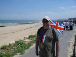Nigel Coleman at Sword Beach Nigel Coleman at Sword Beach